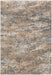 Modern Natural Stone Wave Abstract Argentum Rug (63986-8219) - Rugs Direct