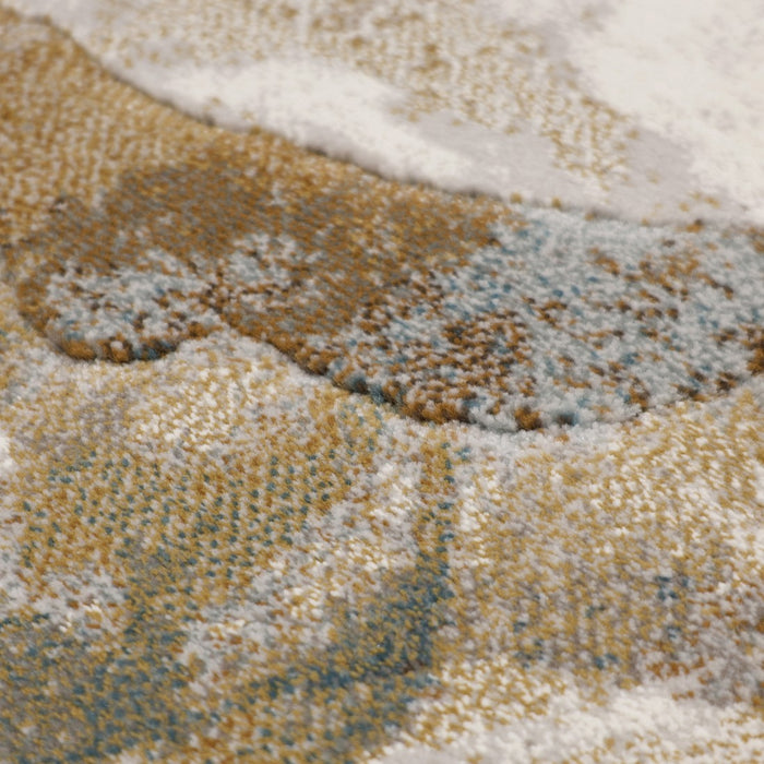 Contemporary Earthy Botanical Tapestry Argentum Rug (63991-1219) - Rugs Direct