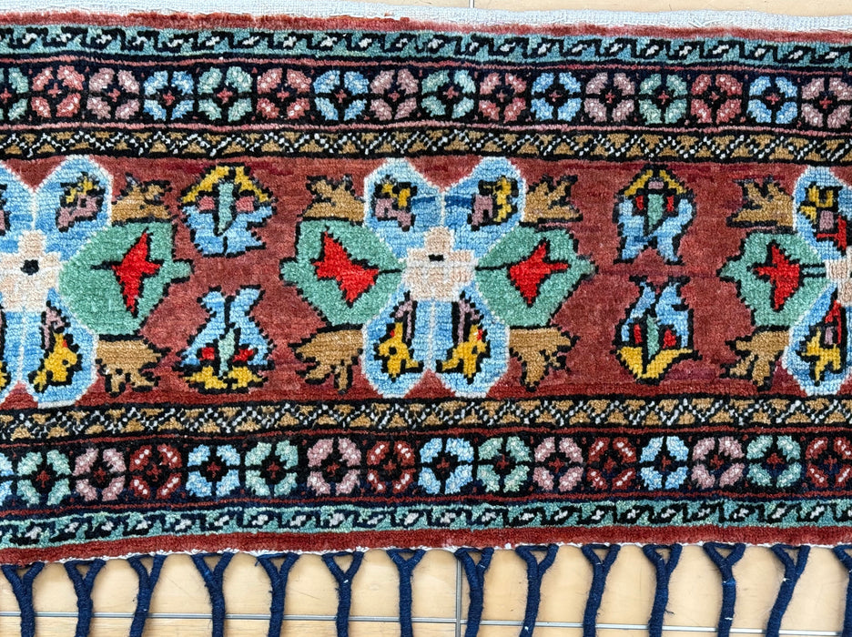 Afghan Vintage Hand-Knotted Jalar Rug- Wall hanging- Rugs Direct 