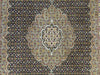 Persian Hand Knotted Tabriz Wool and Silk Mahi Design Rug- Rugs Direct 