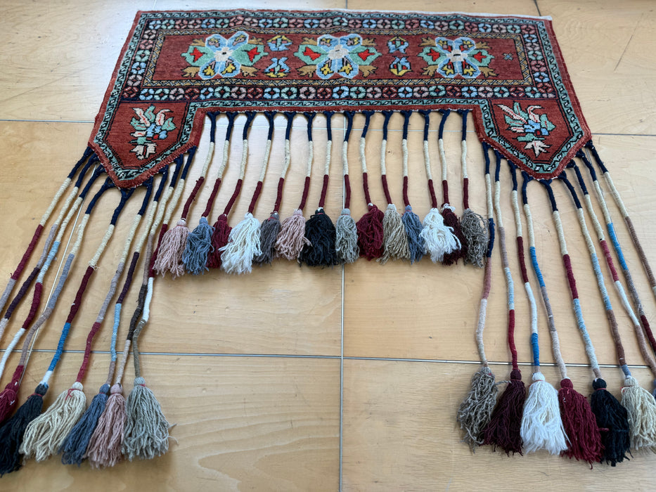 Afghan Vintage Hand-Knotted Jalar Rug- Wall hanging- Rugs Direct 