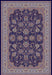 Anahita Collection Rug - Royal Medallion in Navy- Rugs Direct