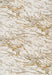 Opulence Ivory & Gold Stone Pattern Platinum Rug (83001-6121) - Rugs Direct