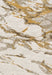 Opulence Ivory & Gold Stone Pattern Platinum Rug (83001-6121) - Rugs Direct