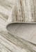 Contemporary Taupe and Gray Stripes Platinum Rug - Rugs Direct