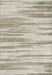 Contemporary Taupe and Gray Stripes Platinum Rug - Rugs Direct