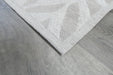 Katana Indoor/Outdoor Geometric Leaf Pattern Flatweave Runner Size: 80 x 200cm (85011-6001)- Rugs Direct NZ
