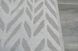 Katana Indoor/Outdoor Geometric Leaf Pattern Flatweave Runner Size: 80 x 200cm (85011-6001)- Rugs Direct NZ
