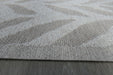 Katana Indoor/Outdoor Geometric Leaf Pattern Flatweave Runner Size: 80 x 200cm (85011-6001)- Rugs Direct NZ