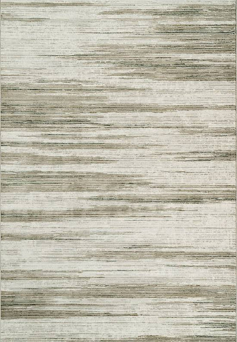 Contemporary Textured Lines Platinum Rug - Rugs Direct