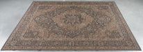 Traditional Earthy Mocha & Grey Medallion Outdoor Bohemia Rug - Rugs Direct