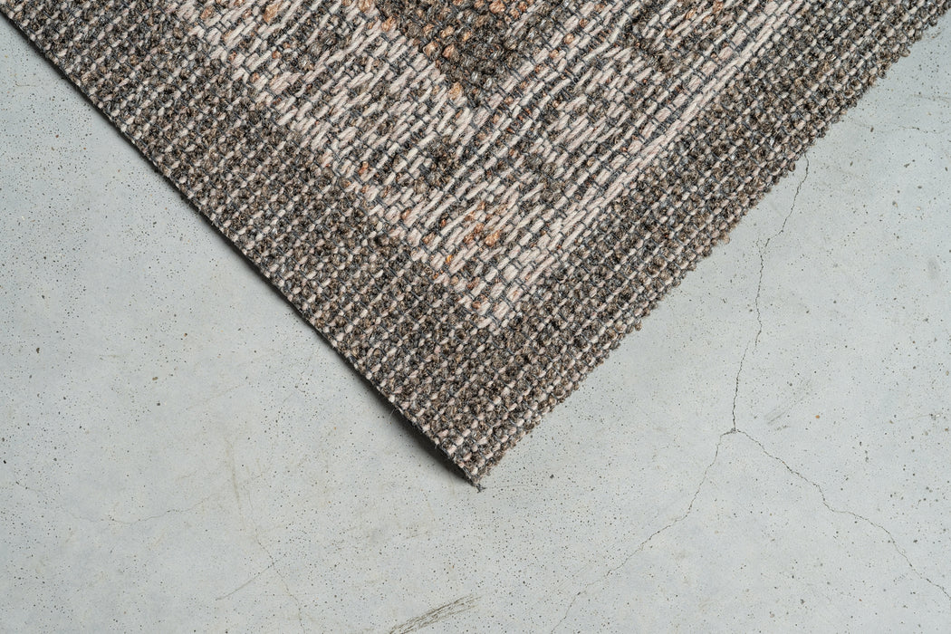 Bohemia Charcoal & Mocha Traditional Border Outdoor Rug (92004-7003) - Rugs Direct