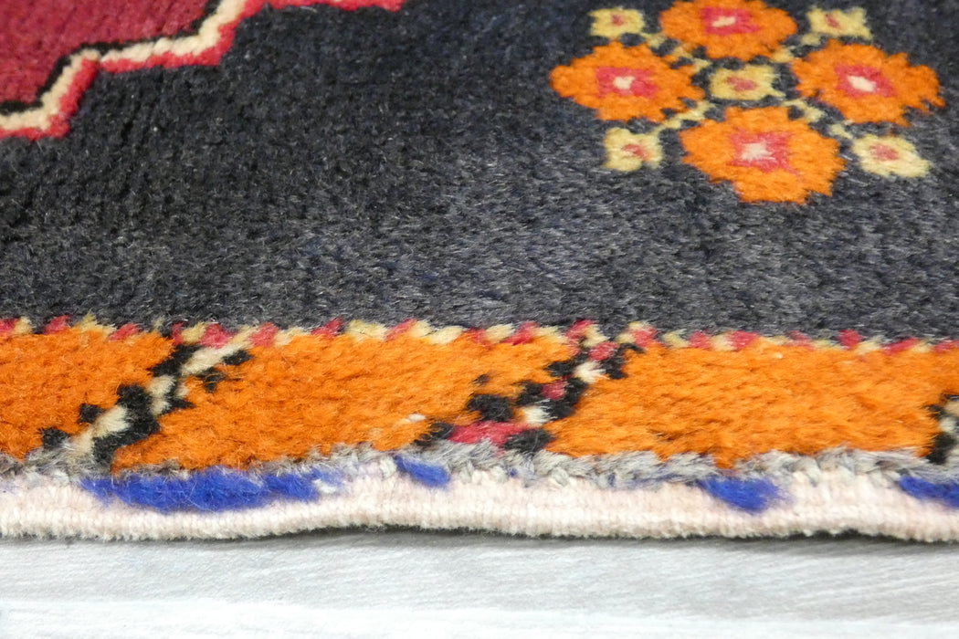 Vintage Hand Knotted Anatolian Turkish Rug Size: 94 x 47cm- Rugs Direct