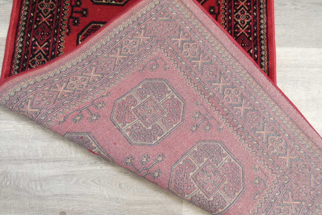 Traditional Beluchi Design Runner Size: 65cm x 210cm (961555-1616) Rugs Direct NZ