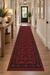 Traditional Beluchi Design Runner Size: 65cm x 210cm (961555-1616) Rugs Direct NZ