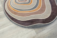 Modern Design Milano Round Rug Size: 160 x 160cm (978039-6161)- Rugs Direct nz 
