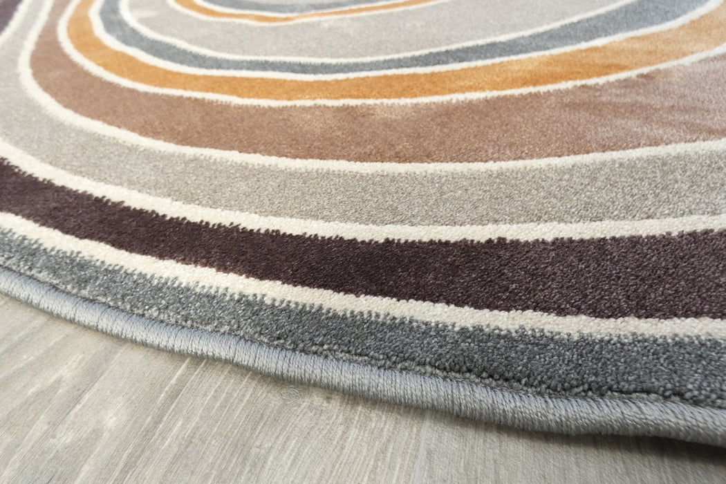 Modern Design Milano Round Rug Size: 160 x 160cm (978039-6161)- Rugs Direct nz 