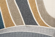 Modern Design Milano Round Rug Size: 160 x 160cm (978039-6262) - Rugs Direct