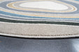 Modern Design Milano Round Rug Size: 160 x 160cm (978039-6262) - Rugs Direct
