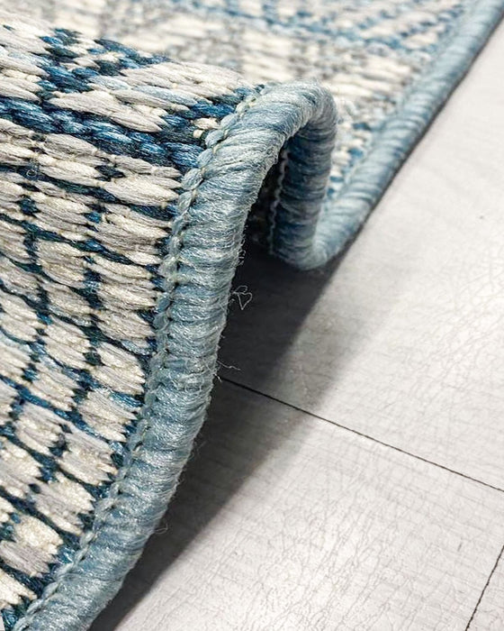 Brighton Indoor/Outdoor Flatweave Rug (98003-5034) Size: 70 x 240cm - Rugs Direct