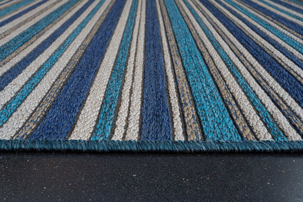 Brighton Indoor/Outdoor Flatweave Rug (98170-5005) Size: 120 x 170cm- Rugs Direct
