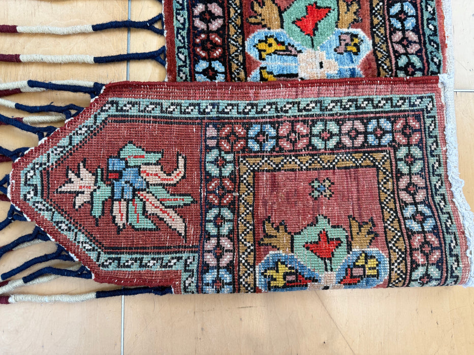 Afghan Vintage Hand-Knotted Jalar Rug- Wall hanging- Rugs Direct 