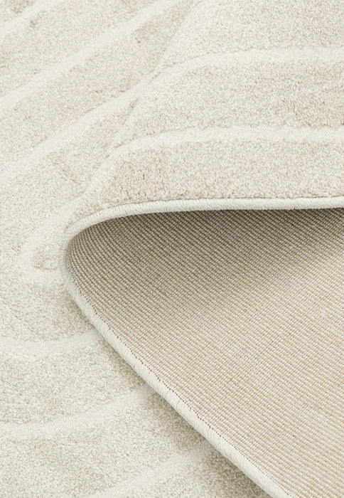 Contemporary Contour Lines Textured Trentino Oval Rug (41013-6161) Size: 160 x 230cm