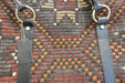 One-of-a-Kind Anatolian Kilim Leather Weekend Bag "Aryan"- Rugs Direct