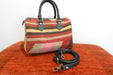 One-of-a-Kind Anatolian Kilim & Leather Shoulder Bag "Asya" -Rugs Direct 