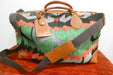 One-of-a-Kind Anatolian Kilim Expandable Leather Travel Bag "Azad"- Rugs Direct