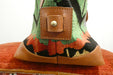 One-of-a-Kind Anatolian Kilim Expandable Leather Travel Bag "Azad"- Rugs Direct