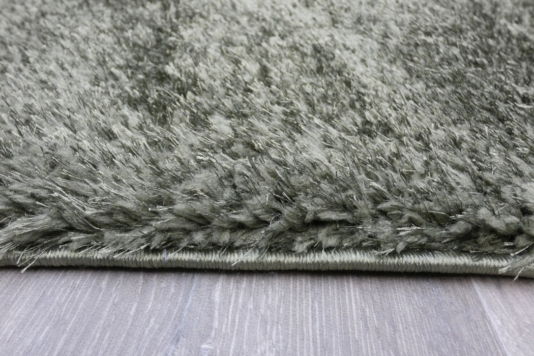 Dream Shaggy Green Luxury Soft Turkish Rug- Rugs Direct 