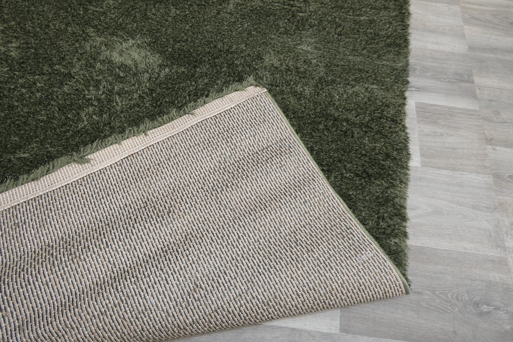 Dream Shaggy Green Luxury Soft Turkish Rug- Rugs Direct 