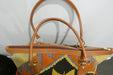One-of-a-Kind Anatolian Kilim Leather Travel Bag "Berivan"- Rugs Direct 