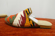One-of-a-Kind Turkish Kilim Slip-On Shoes Size: 42 "Botan"- Rugs Direct