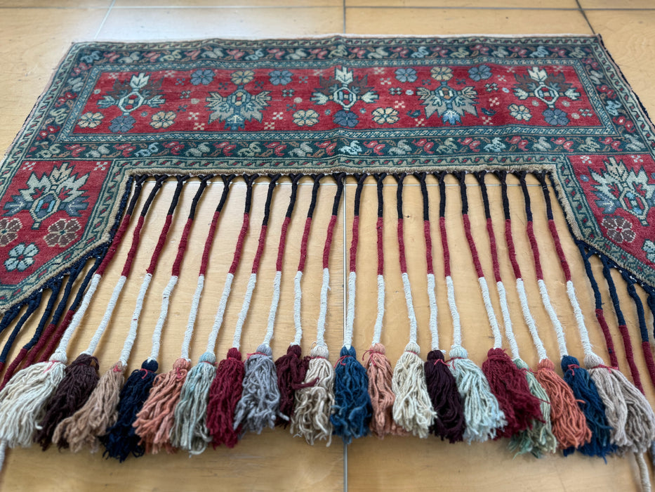 Afghan Vintage Hand-Knotted Jalar Rug/ Wall hanging- Rugs Direct 