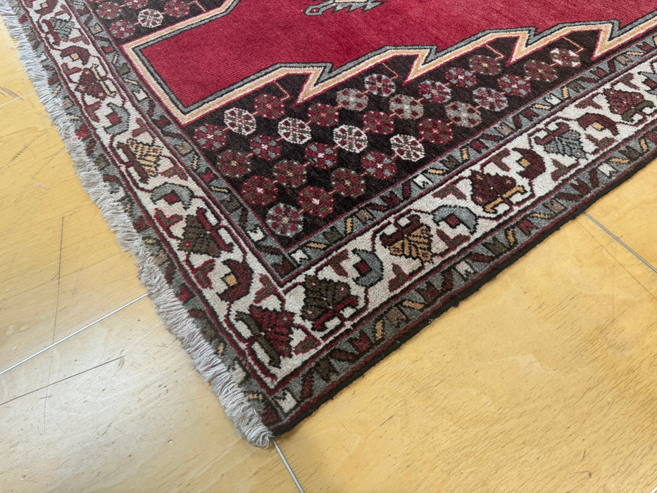 Persian Hand Knotted Mazlaqhan Rug Size: 202cm x 125cm- Rugs Direct 
