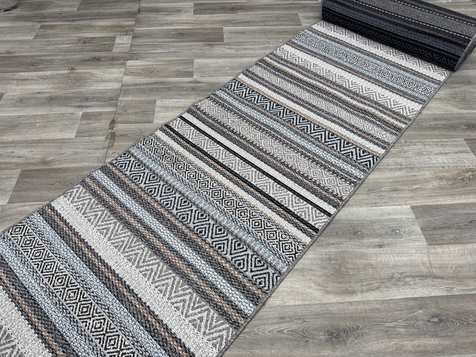 Brighton Indoor/Outdoor Flatweave Hallway Runner 100cm x Cut to order (98738-3043)- Rugs Direct 