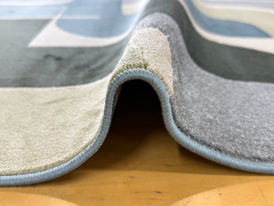 Retro Geometric Design Milano Rug (978011-6242) Size: 160 x 230cm - Rugs Direct