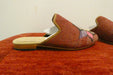 One-of-a-Kind Turkish Kilim Slip-On Shoes Size: 42 "Deljin"- Rugs Direct