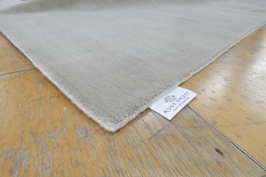 Drake Grey – Plain Handmade Wool Rug Rugs Direct NZ