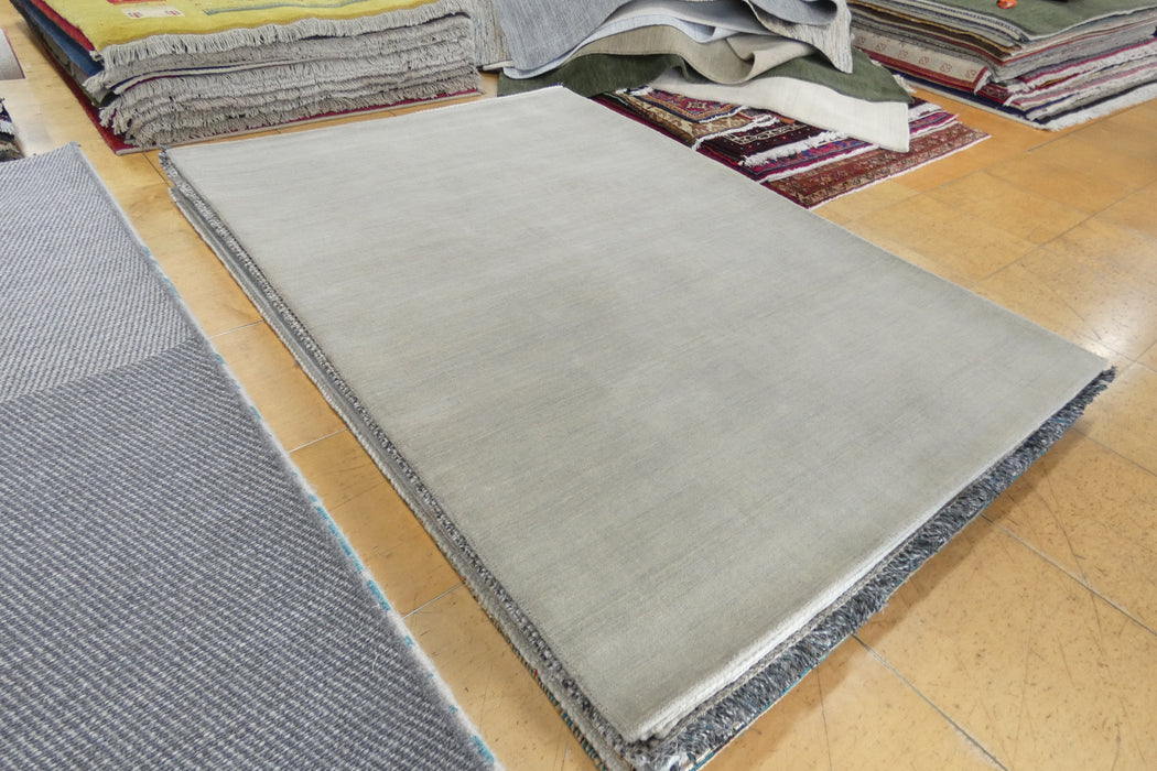 Drake Grey – Plain Handmade Wool Rug- Rugs Direct NZ