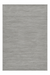 A square gray area rug with a subtle textured, heathered pattern, shown flat against a white background.