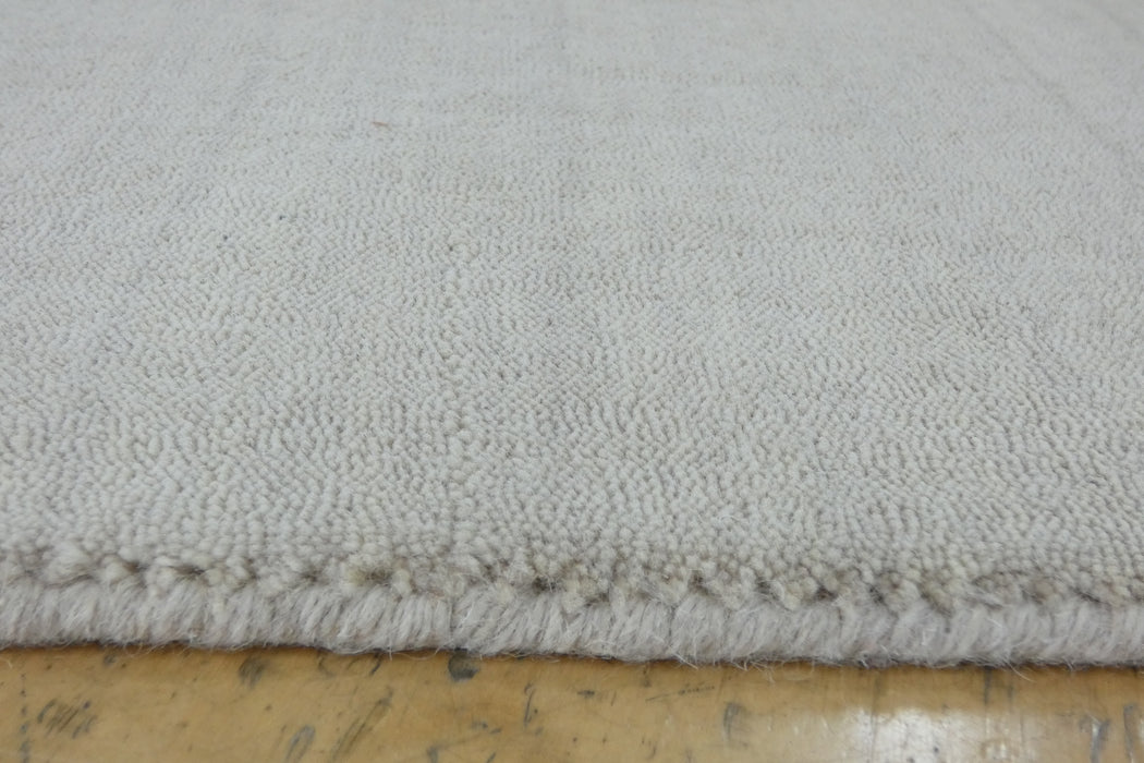 Handmade Indian Plain Drake Sand Wool Rug- Rugs Direct NZ