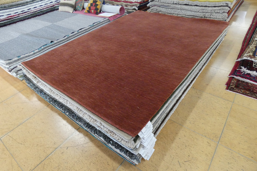 Drake Terra handmade terracotta wool rug from India- Rugs Direct NZ