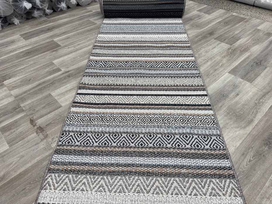 Brighton Indoor/Outdoor Flatweave Hallway Runner 100cm x Cut to order (98738-3043)