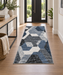 Geometric Design Argentum Rug Size: 80 x 150cm- Rugs Direct NZ