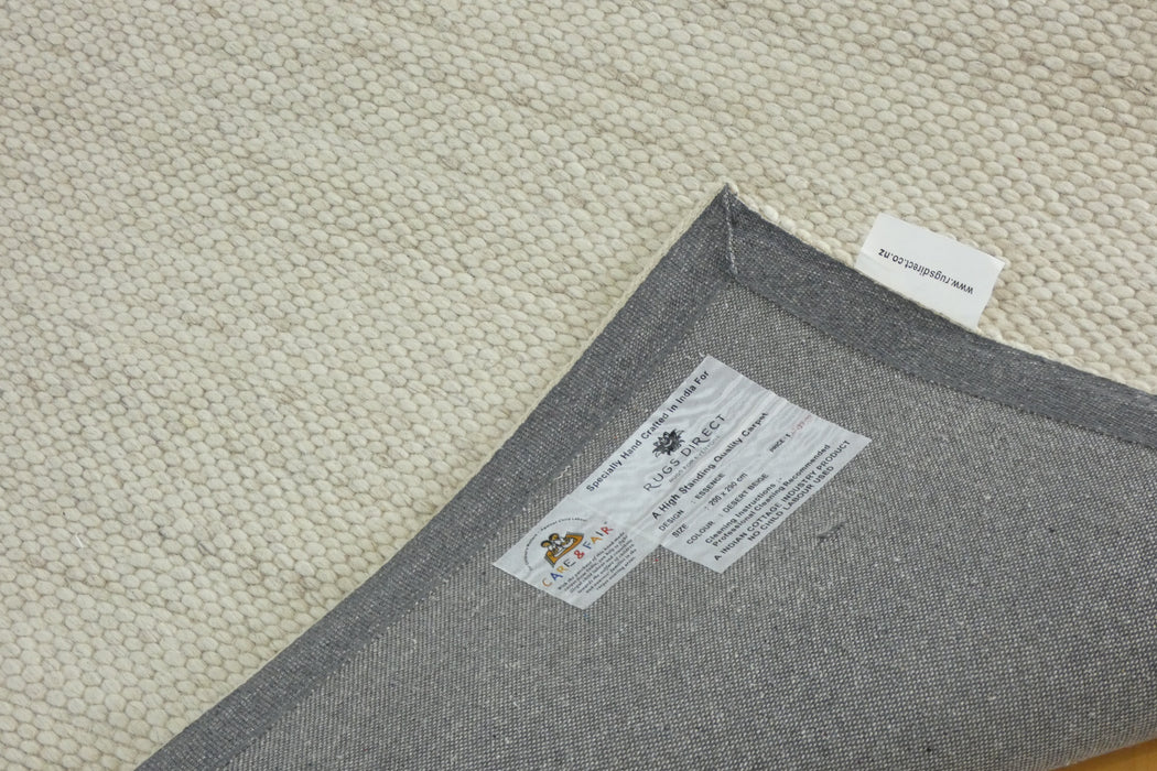 Handmade Indian Essence Desert Beige Wool Rug- Rugs Direct NZ