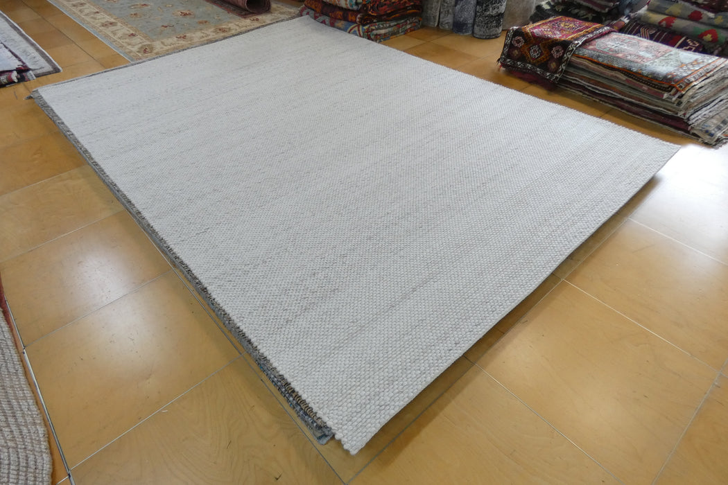 Handmade Indian Essence Desert Beige Wool Rug- Rugs Direct NZ