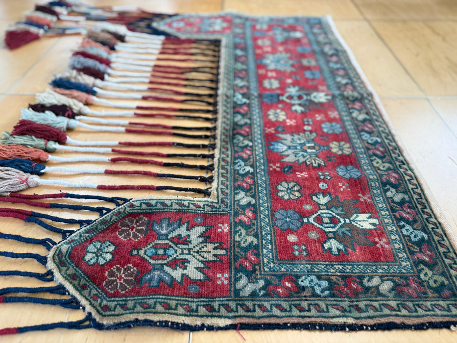 Afghan Vintage Hand-Knotted Jalar Rug/ Wall hanging- Rugs Direct 